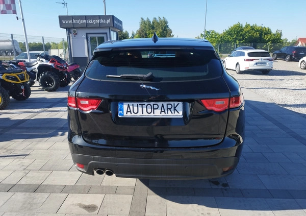 Jaguar F-Pace cena 84900 przebieg: 150734, rok produkcji 2017 z Michałowo małe 326